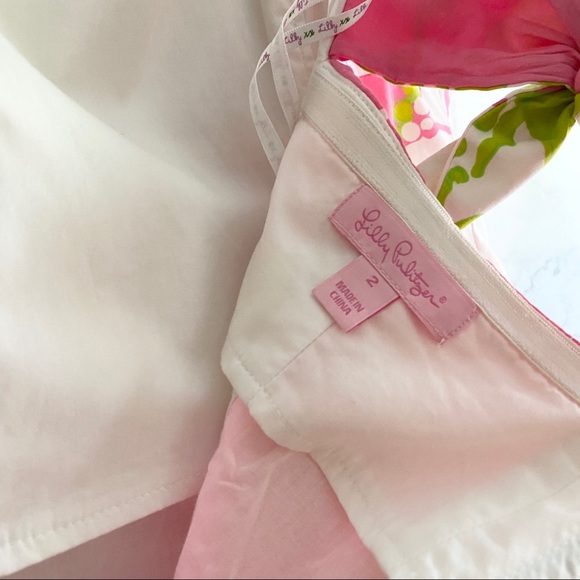 Lilly Pulitzer Franco Strapless Dress She’s A Piston Floral 80942 - Picture 8 of 8